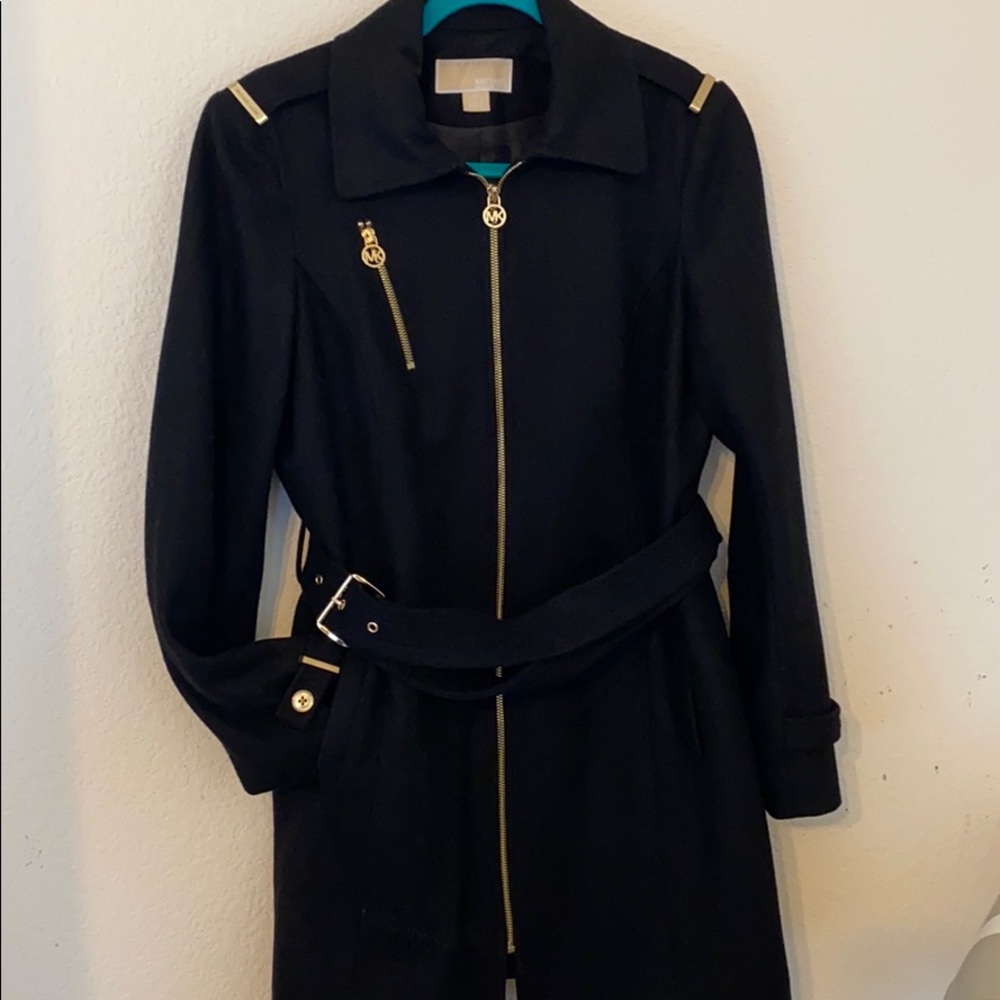 Michael kors woolen coat black!